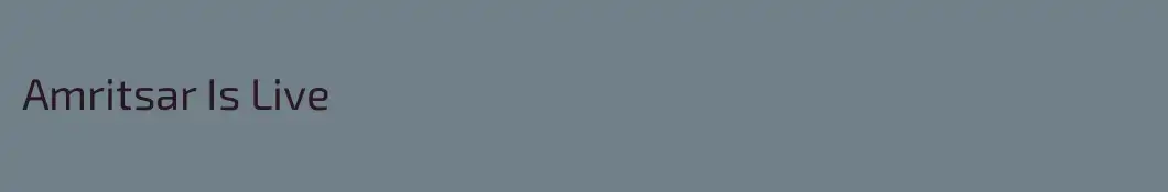 Amritsar Is Live